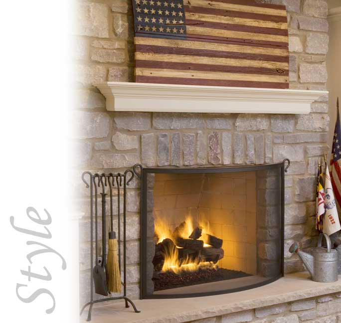 48 x 30″H 32 lbs, Burnished Bronze Pilgrim Home and Hearth 18237 Bay Branch Embossed Tri Panel Fireplace Screen